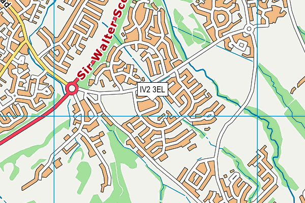 IV2 3EL map - OS VectorMap District (Ordnance Survey)