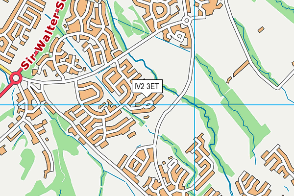 IV2 3ET map - OS VectorMap District (Ordnance Survey)