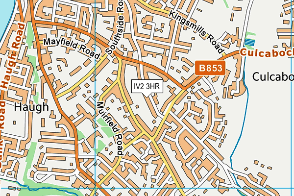 IV2 3HR map - OS VectorMap District (Ordnance Survey)