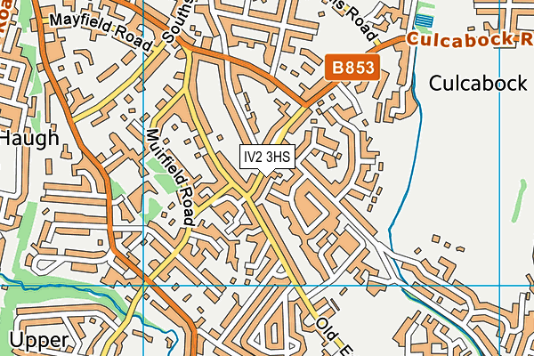 IV2 3HS map - OS VectorMap District (Ordnance Survey)