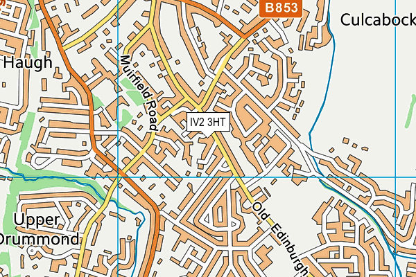 IV2 3HT map - OS VectorMap District (Ordnance Survey)