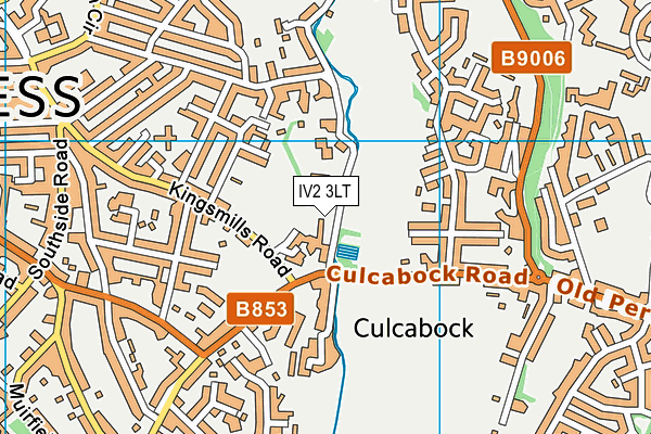 IV2 3LT map - OS VectorMap District (Ordnance Survey)