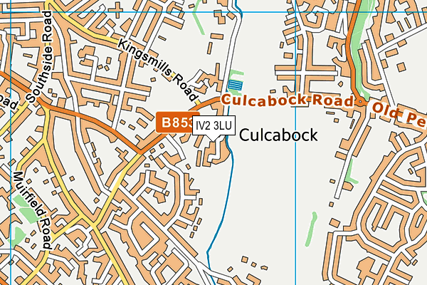 IV2 3LU map - OS VectorMap District (Ordnance Survey)