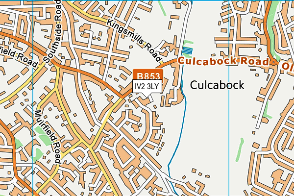 IV2 3LY map - OS VectorMap District (Ordnance Survey)