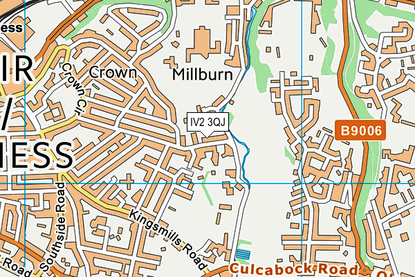 IV2 3QJ map - OS VectorMap District (Ordnance Survey)