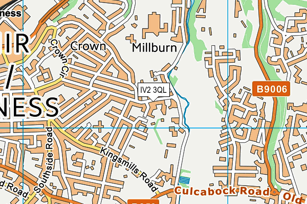 IV2 3QL map - OS VectorMap District (Ordnance Survey)