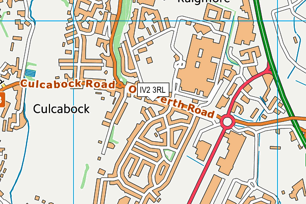 IV2 3RL map - OS VectorMap District (Ordnance Survey)