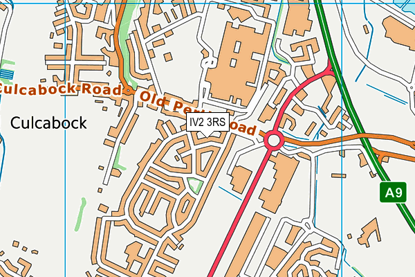 IV2 3RS map - OS VectorMap District (Ordnance Survey)