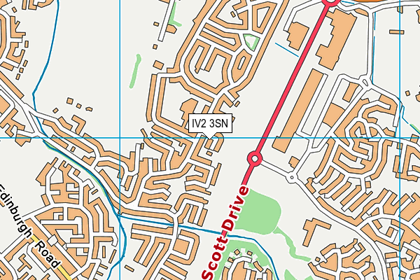 IV2 3SN map - OS VectorMap District (Ordnance Survey)