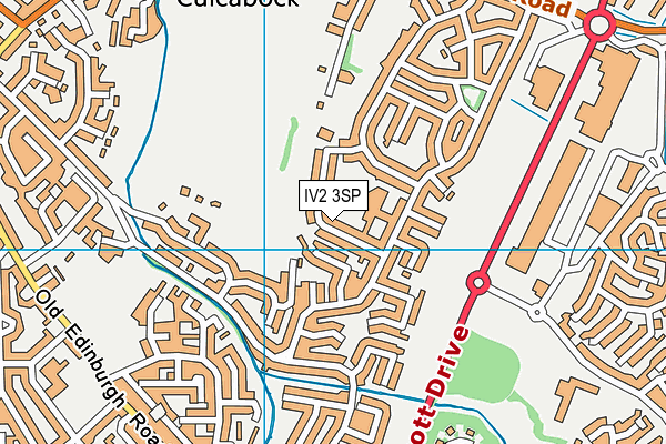 IV2 3SP map - OS VectorMap District (Ordnance Survey)