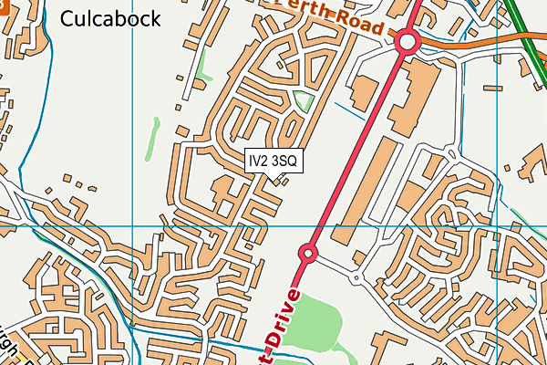 IV2 3SQ map - OS VectorMap District (Ordnance Survey)