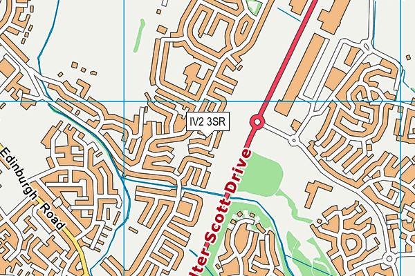 IV2 3SR map - OS VectorMap District (Ordnance Survey)