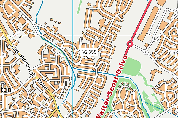IV2 3SS map - OS VectorMap District (Ordnance Survey)