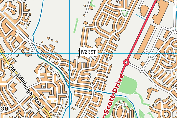 IV2 3ST map - OS VectorMap District (Ordnance Survey)