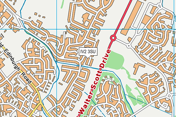 IV2 3SU map - OS VectorMap District (Ordnance Survey)