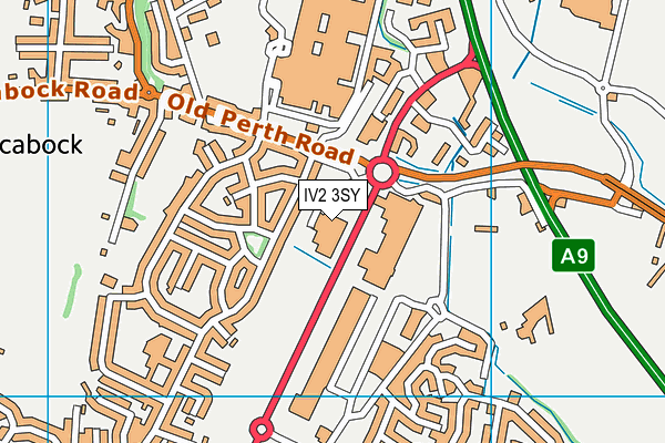 IV2 3SY map - OS VectorMap District (Ordnance Survey)