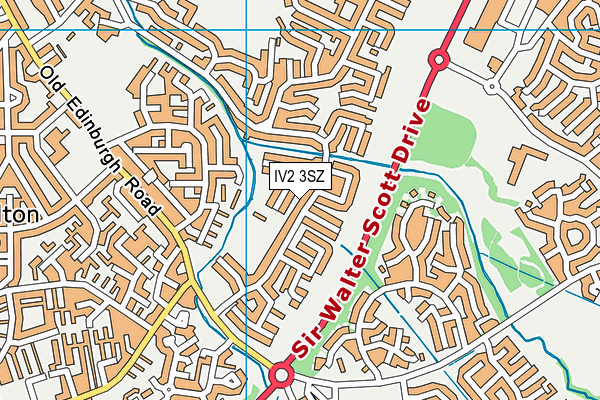 IV2 3SZ map - OS VectorMap District (Ordnance Survey)