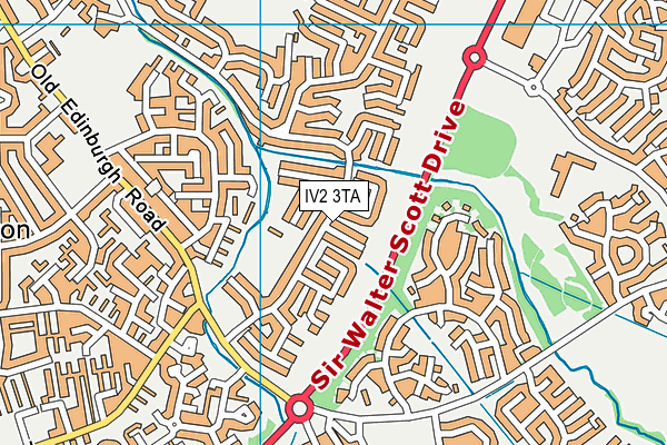 IV2 3TA map - OS VectorMap District (Ordnance Survey)