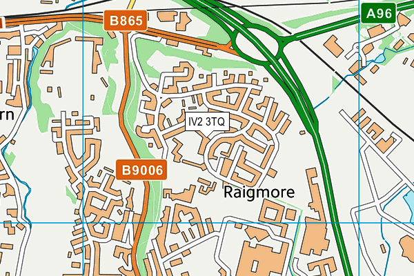 IV2 3TQ map - OS VectorMap District (Ordnance Survey)