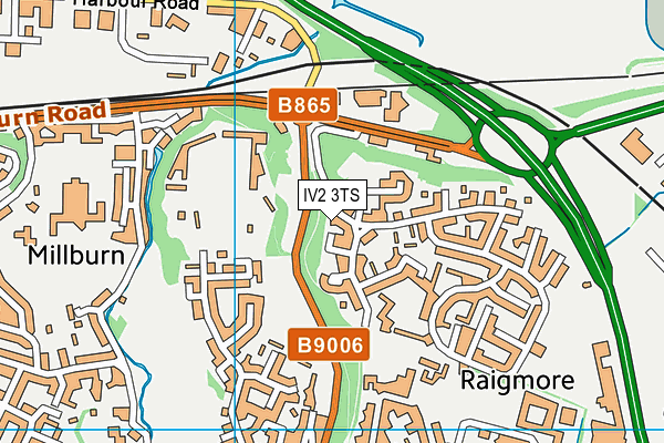 IV2 3TS map - OS VectorMap District (Ordnance Survey)