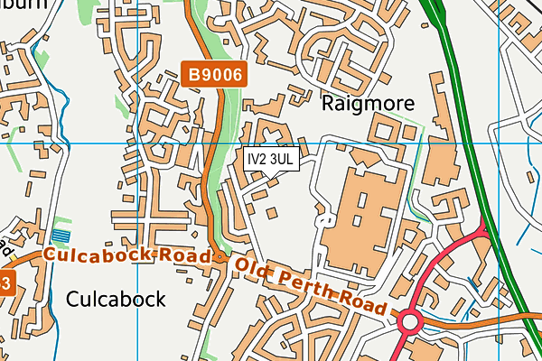 IV2 3UL map - OS VectorMap District (Ordnance Survey)