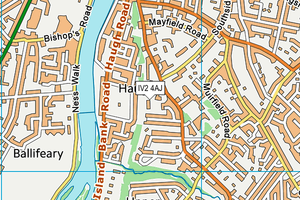 IV2 4AJ map - OS VectorMap District (Ordnance Survey)