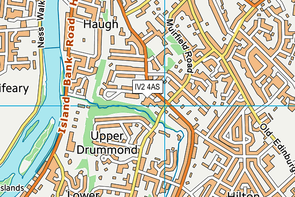 IV2 4AS map - OS VectorMap District (Ordnance Survey)