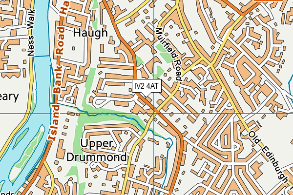 IV2 4AT map - OS VectorMap District (Ordnance Survey)