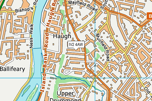 IV2 4AW map - OS VectorMap District (Ordnance Survey)