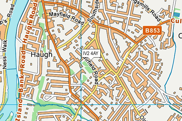 IV2 4AY map - OS VectorMap District (Ordnance Survey)