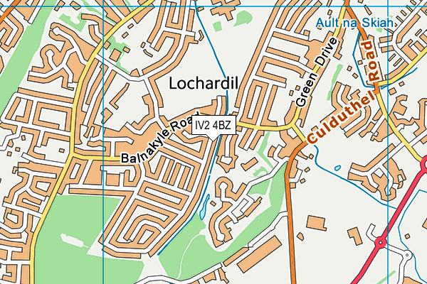 IV2 4BZ map - OS VectorMap District (Ordnance Survey)