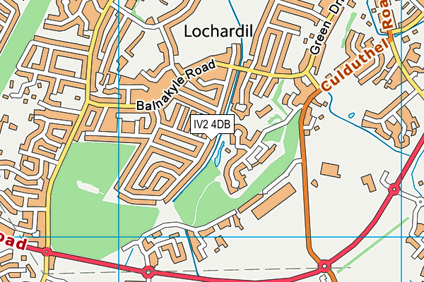 IV2 4DB map - OS VectorMap District (Ordnance Survey)