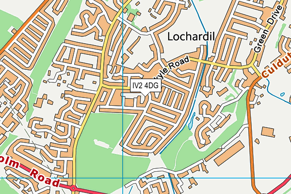 IV2 4DG map - OS VectorMap District (Ordnance Survey)