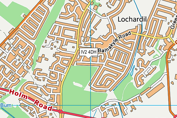 IV2 4DH map - OS VectorMap District (Ordnance Survey)