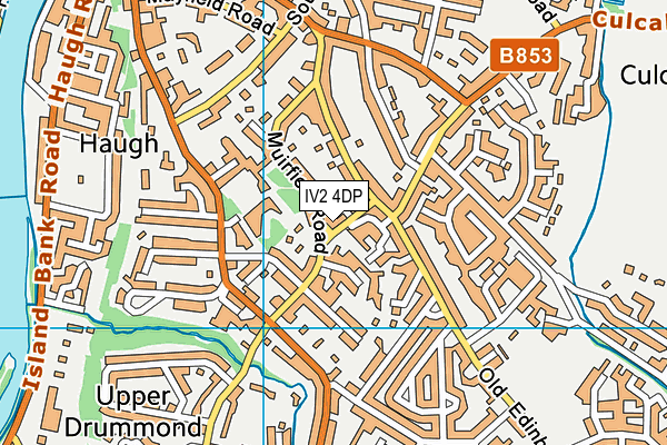 IV2 4DP map - OS VectorMap District (Ordnance Survey)