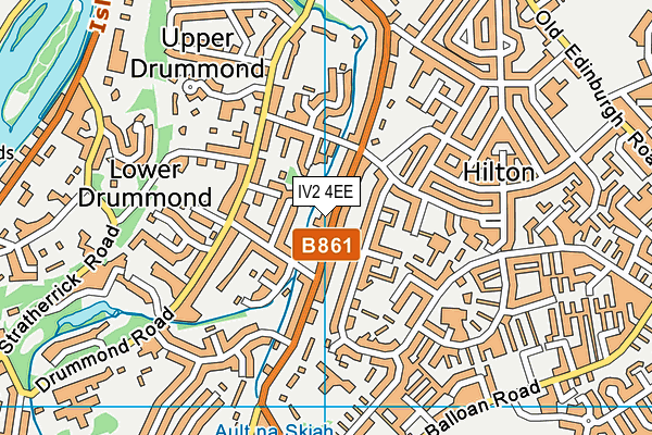 IV2 4EE map - OS VectorMap District (Ordnance Survey)