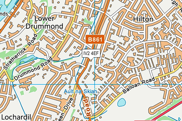 IV2 4EF map - OS VectorMap District (Ordnance Survey)