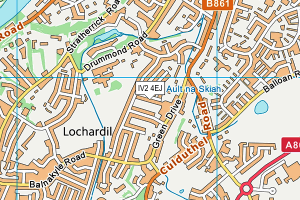 IV2 4EJ map - OS VectorMap District (Ordnance Survey)