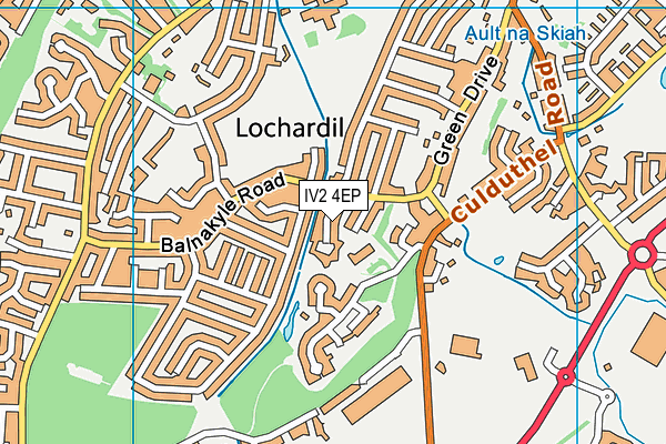 IV2 4EP map - OS VectorMap District (Ordnance Survey)