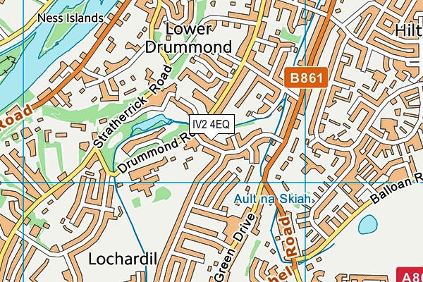 IV2 4EQ map - OS VectorMap District (Ordnance Survey)