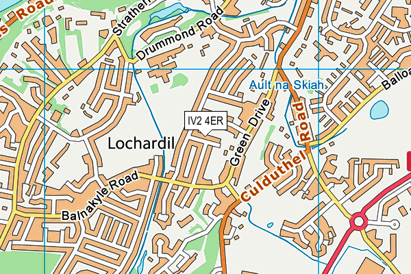 IV2 4ER map - OS VectorMap District (Ordnance Survey)