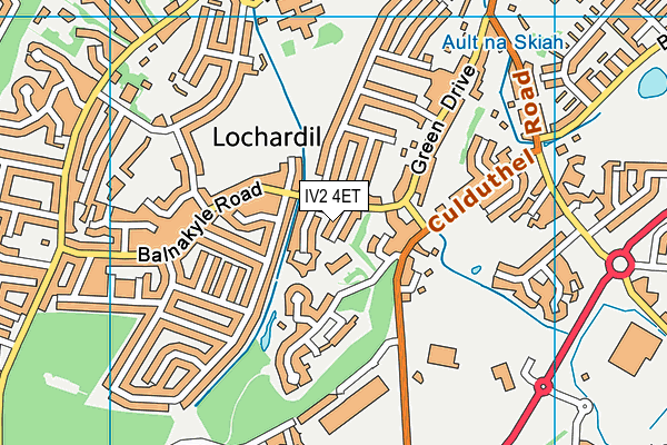 IV2 4ET map - OS VectorMap District (Ordnance Survey)