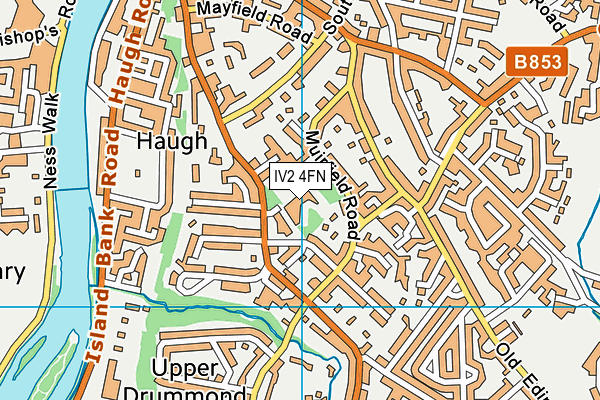 IV2 4FN map - OS VectorMap District (Ordnance Survey)