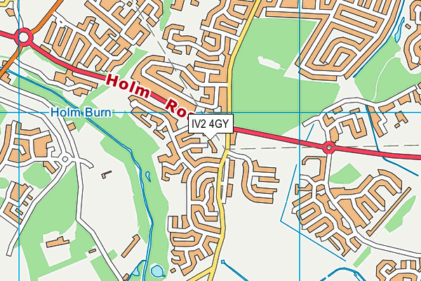 IV2 4GY map - OS VectorMap District (Ordnance Survey)