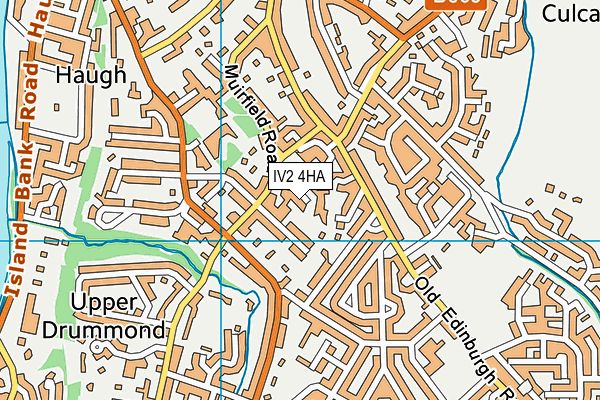 IV2 4HA map - OS VectorMap District (Ordnance Survey)