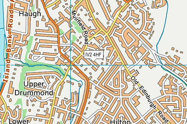 IV2 4HF map - OS VectorMap District (Ordnance Survey)