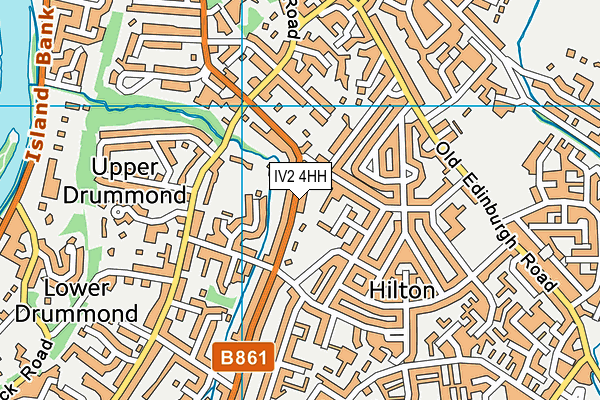 IV2 4HH map - OS VectorMap District (Ordnance Survey)