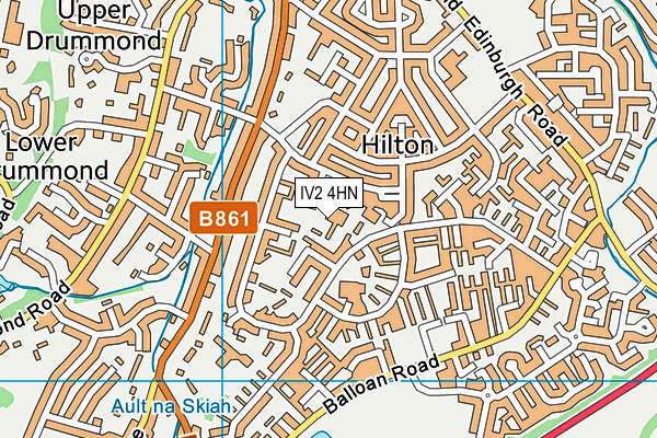 IV2 4HN map - OS VectorMap District (Ordnance Survey)