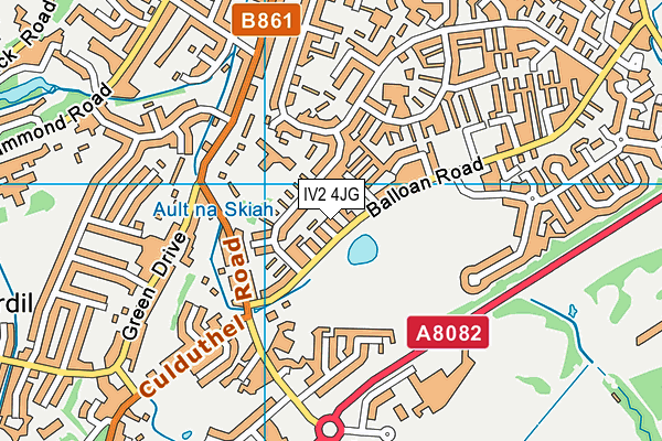 IV2 4JG map - OS VectorMap District (Ordnance Survey)