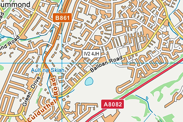 IV2 4JH map - OS VectorMap District (Ordnance Survey)